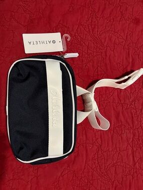 Athleta Black and White Crossbody Bag NWT